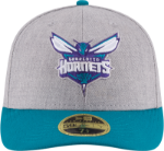 New Era Charlotte Hornets Men's Grey Heathered LP5950 Fitted Hat