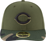 Picture of New Era Men's Cincinnati Reds 59Fifty Alternate Camo Low Crown Fitted Hat