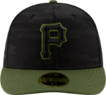 New Era Men's Pittsburgh Pirates 59Fifty Alternate Black Camo Low Crown Fitted Hat