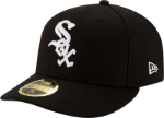 New Era Men' Chicago White Sox 59Fifty Alternate Black/White Low Crown Fitted Hat