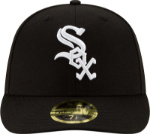 New Era Men' Chicago White Sox 59Fifty Alternate Black/White Low Crown Fitted Hat