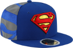 Picture of DC Comics Superman Side Panel Logo Flect New Era 59Fifty Fitted Flat Bill Hat