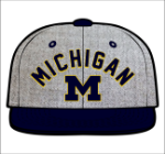 University of Michigan HighCut 32/5 Snapback by Zephyr hat