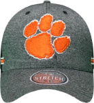 Clemson Tigers Back Yard Black Flexfit hat by Zephyr