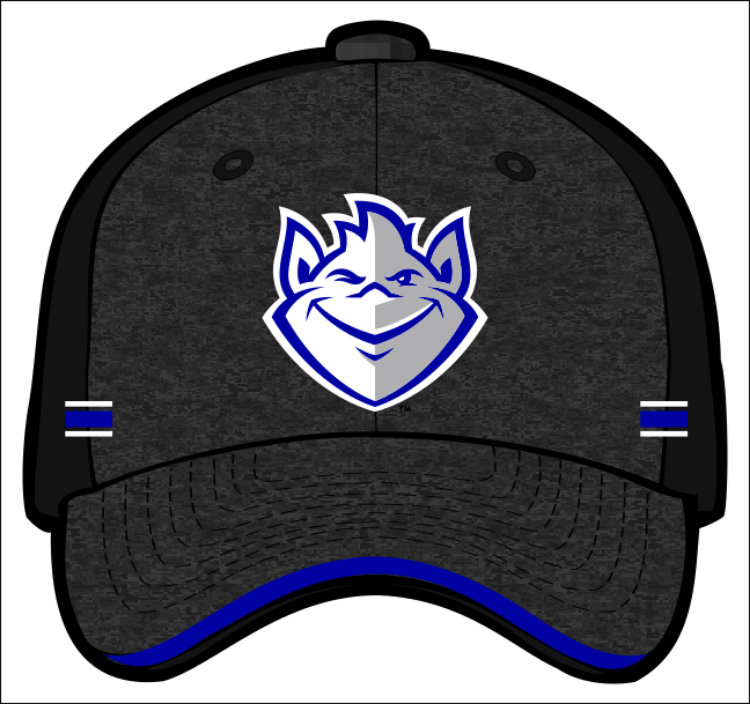 Saint Louis University 1st & Goal Flexfit hat by Zephyr front view