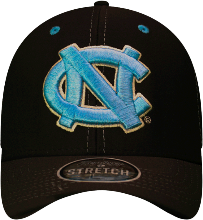 Zephry University of North Carolina Back Yard Tide Flexfit Hat front view