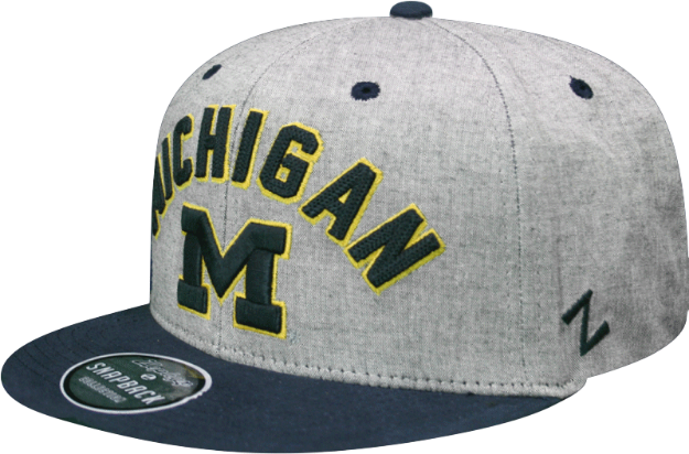 University of Michigan HighCut 32/5 Snapback by Zephyr hat