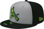 St. Louis Cardinals Electric Green Custom Fitted 5950 by Headz n Threadz