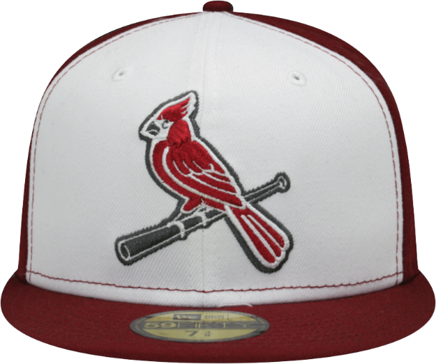 St. Louis Cardinals Custom Bird Maroon/Grey New Era Fitted Cap