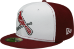 St. Louis Cardinals Custom Bird Maroon/Grey New Era Fitted Cap