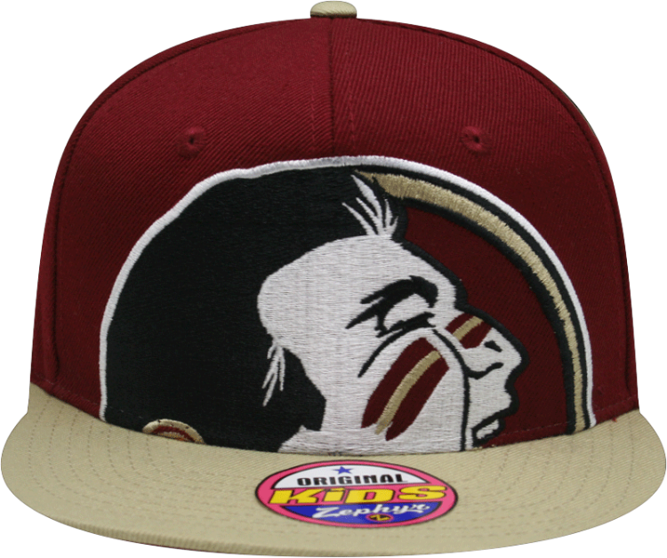 Zephyr Youth Florida State Seminoles St. Peek Adjustable Hat side view