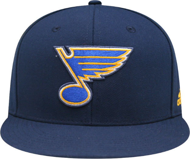 Adidas St. Louis Blues Men's Navy Blue Snapback Hat