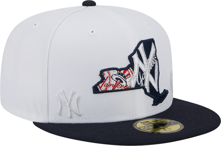 Men's New York Yankees New Era E1 State 59FIFTY Fitted Hat front view