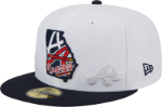 Men's Atlanta Braves New Era Navy State View E1 59FIFTY Fitted Hat