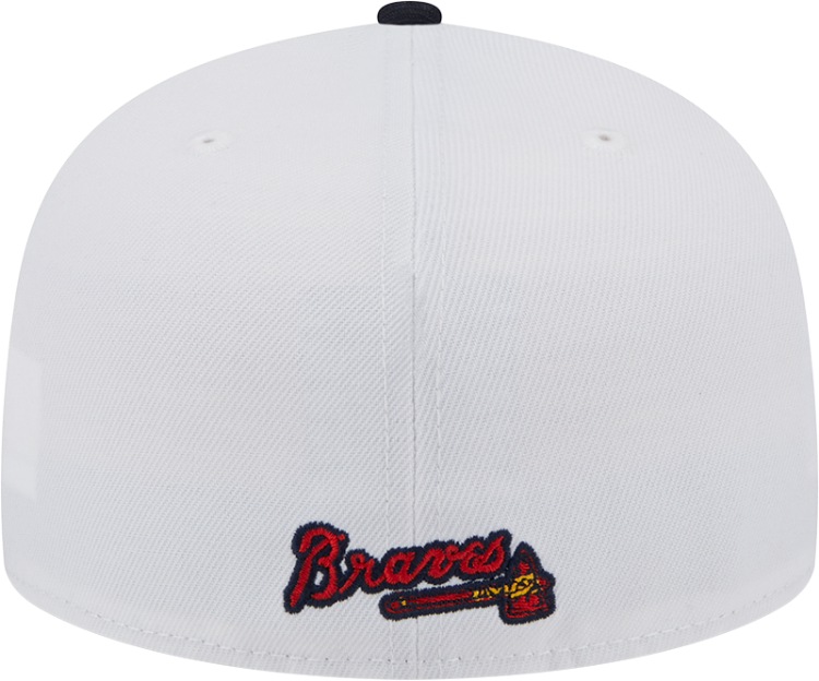 Men's Atlanta Braves New Era Navy State View E1 59FIFTY Fitted Hat image 6