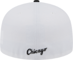 Men's Chicago White Sox New Era White/Black State view E1 59FIFTY Fitted Hat