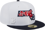 Picture of Men's Boston Red Sox New Era State view E1 59FIFTY Fitted Hat