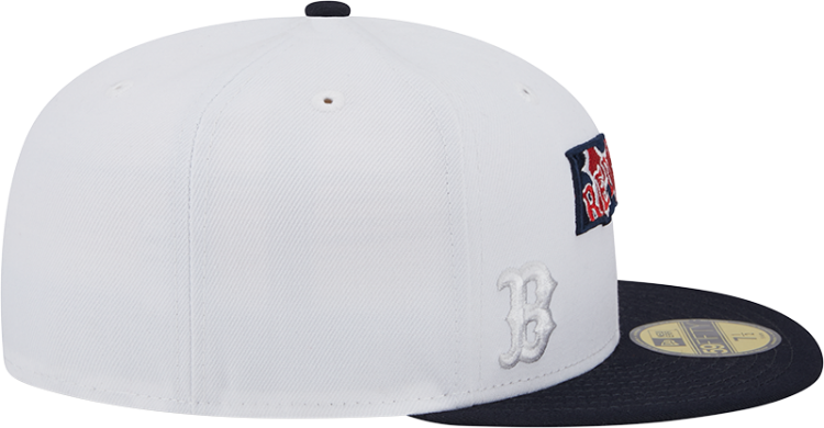 Men's Boston Red Sox New Era State view E1 59FIFTY Fitted Hat image 5