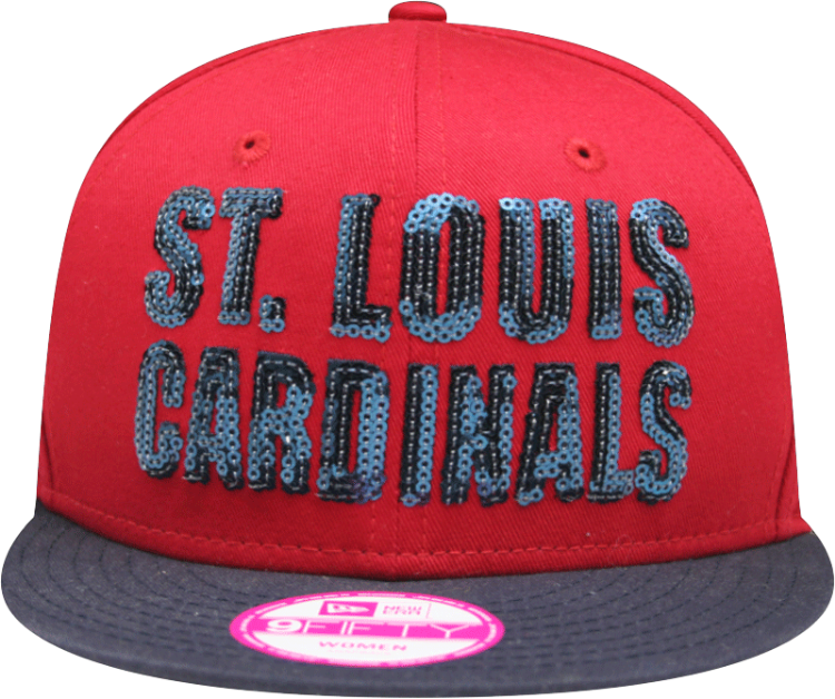 Women's St. Louis Cardinals Speckle Rise 950 Snapback by New Era side view