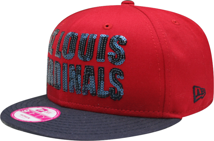 Women's St. Louis Cardinals Speckle Rise 950 Snapback by New Era back view