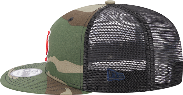 New Era St. Louis Cardinal STL Trucker Camo Snapback Adjustable Hat