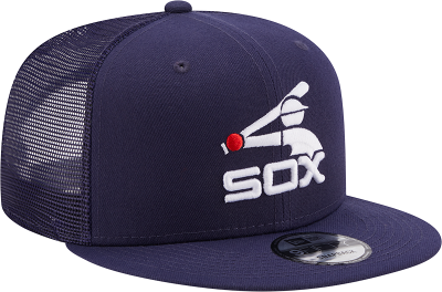 New Era Chicago White Sox Classic Trucker MLB 9Fifty Snapback Baseball Cap Hat front view