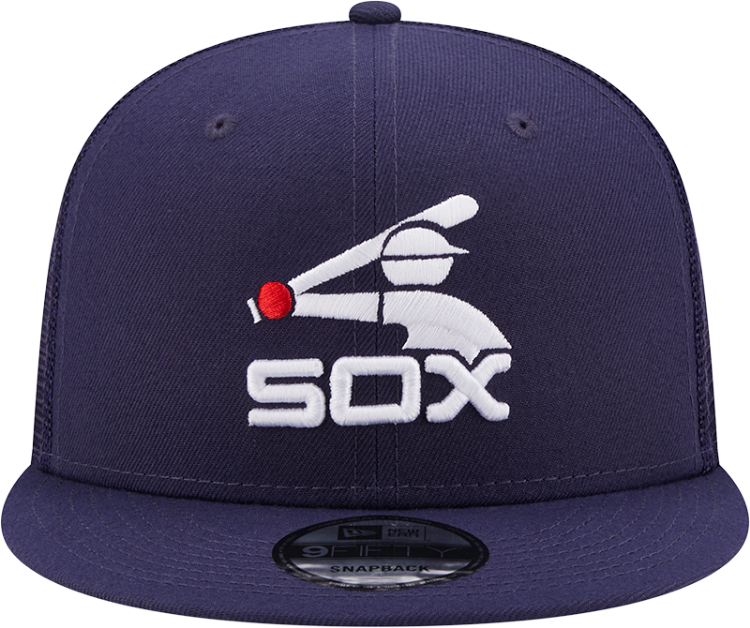 New Era Chicago White Sox Classic Trucker MLB 9Fifty Snapback Baseball Cap Hat back view