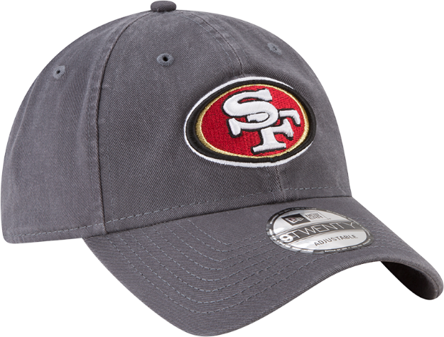 Men's New Era Graphite San Francisco 49ers Icon Core Classic 2.0 9TWENTY Adjustable Hat