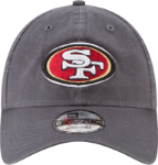 Men's New Era Graphite San Francisco 49ers Icon Core Classic 2.0 9TWENTY Adjustable Hat