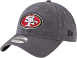 Men's New Era Graphite San Francisco 49ers Icon Core Classic 2.0 9TWENTY Adjustable Hat