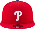 New Era Philadelphia Phillies Red Snapback Hat Official MLB Basic Scarlet Cap