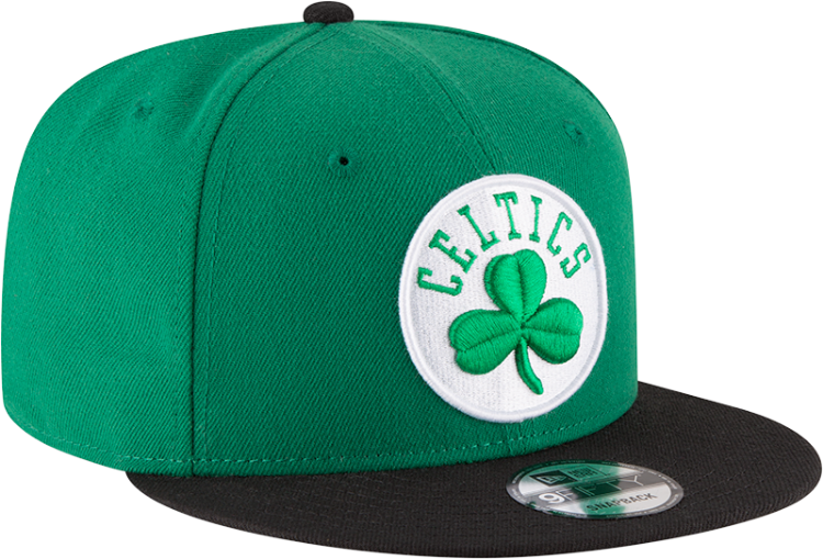 Boston Celtics New Era NBA 9Fifty 2Tone Green/Black Snapback Cap  back view