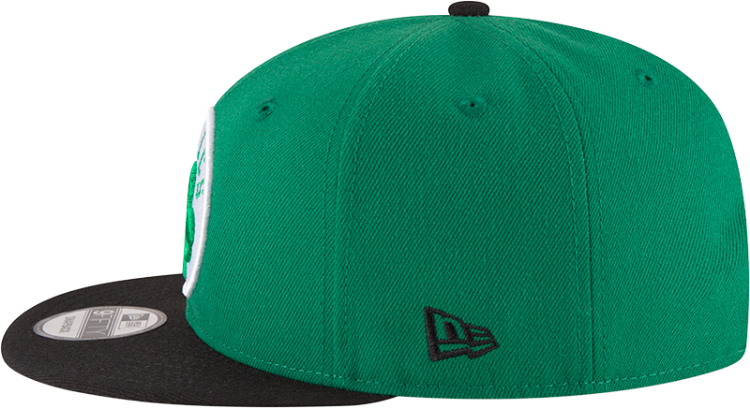 Boston Celtics New Era NBA 9Fifty 2Tone Green/Black Snapback Cap  detail view