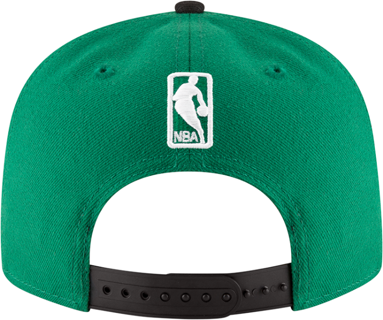 Boston Celtics New Era NBA 9Fifty 2Tone Green/Black Snapback Cap  image 5