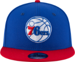 Men's Philadelphia Youth 76ers New Era Royal/Red Official Team Color 2Tone 950 Snapback Hat