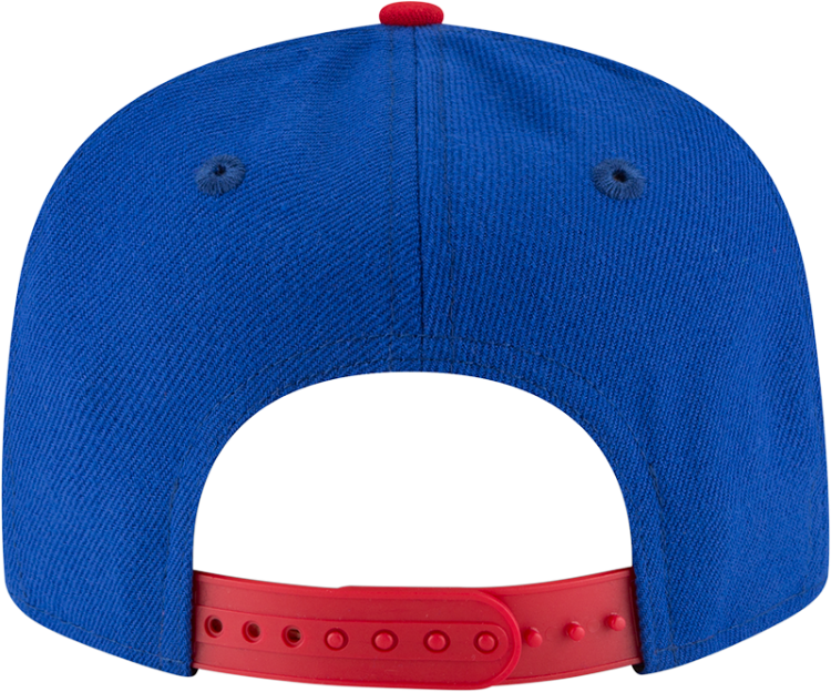 Men's Philadelphia Youth 76ers New Era Royal/Red Official Team Color 2Tone 950 Snapback Hat image 5