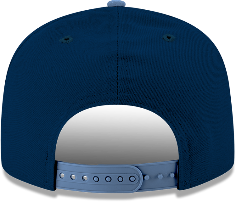 Youth New Era Navy/Light Blue Memphis Grizzlies Two-Tone 9FIFTY Snapback Adjustable Hat back view