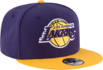 Youth New Era Purple/Gold Los Angeles Lakers Two-Tone 9FIFTY Snapback Adjustable Hat