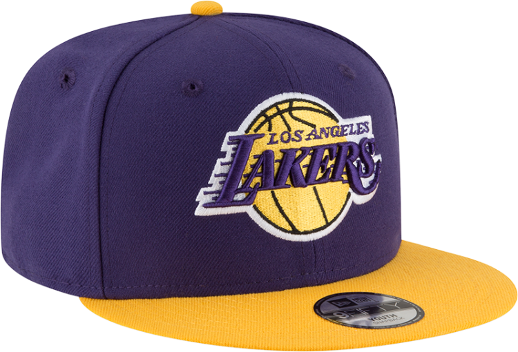 Youth New Era Purple/Gold Los Angeles Lakers Two-Tone 9FIFTY Snapback Adjustable Hat