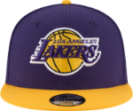 Youth New Era Purple/Gold Los Angeles Lakers Two-Tone 9FIFTY Snapback Adjustable Hat