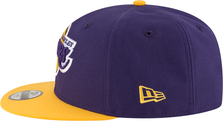 Youth New Era Purple/Gold Los Angeles Lakers Two-Tone 9FIFTY Snapback Adjustable Hat