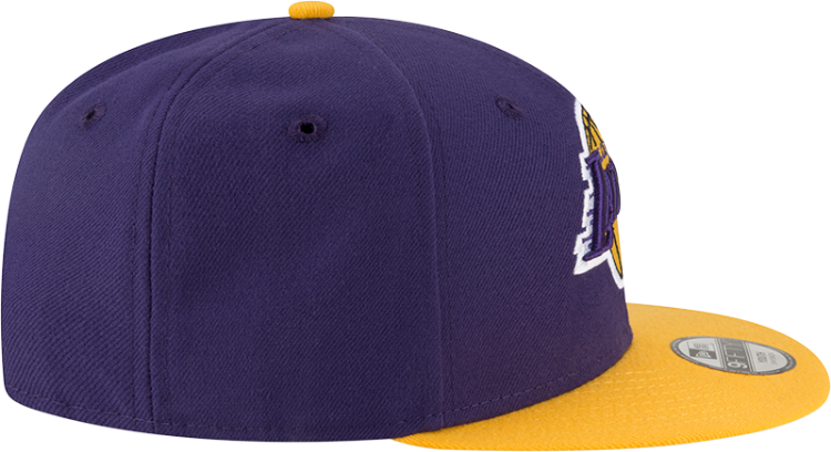 Youth New Era Purple/Gold Los Angeles Lakers Two-Tone 9FIFTY Snapback Adjustable Hat