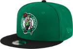 Youth New Era Green/Black Boston Celtics Two-Tone 9FIFTY Snapback Adjustable Hat