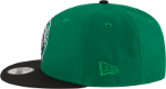 Youth New Era Green/Black Boston Celtics Two-Tone 9FIFTY Snapback Adjustable Hat