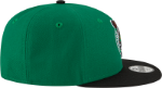 Youth New Era Green/Black Boston Celtics Two-Tone 9FIFTY Snapback Adjustable Hat
