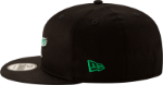 Men's Philadelphia Eagles New Era Black Throwback 9FIFTY Adjustable Snapback Hat