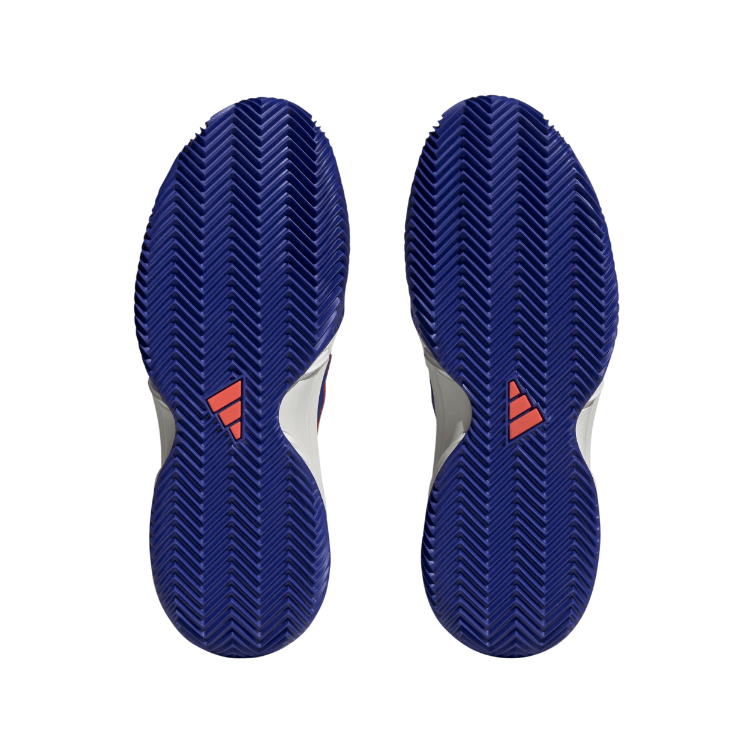 Adidas Barricade M Clay lucid blue solar red blue 2023 shoes detail view