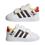 Picture of Adidas x Disney Grand Court Mickey Hook-and-Loop Kids Shoes HP7759 
