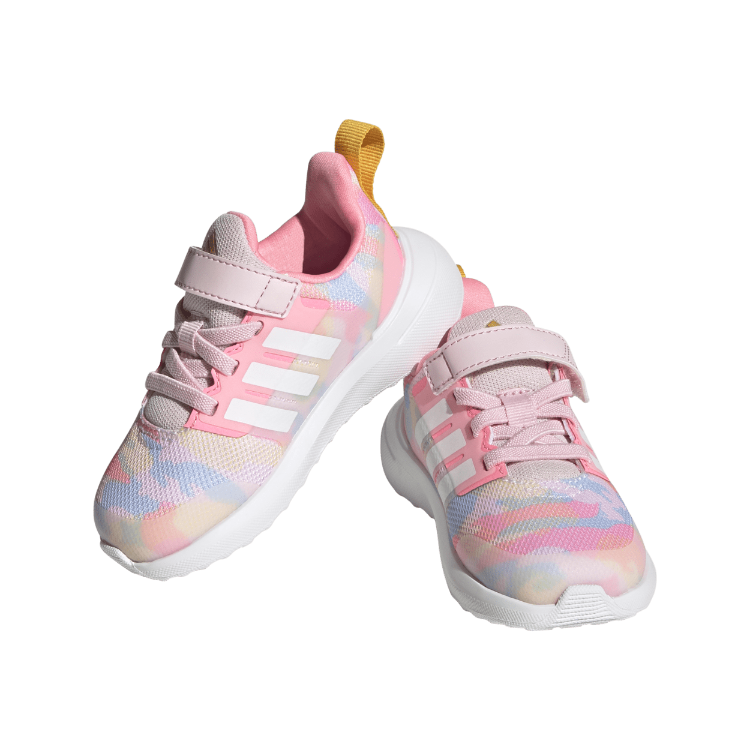 Adidas Fortarun 2.0 Cloudfoam Sport Running Elastic Lace Top Strap Kids Shoes GZ9750 image 5