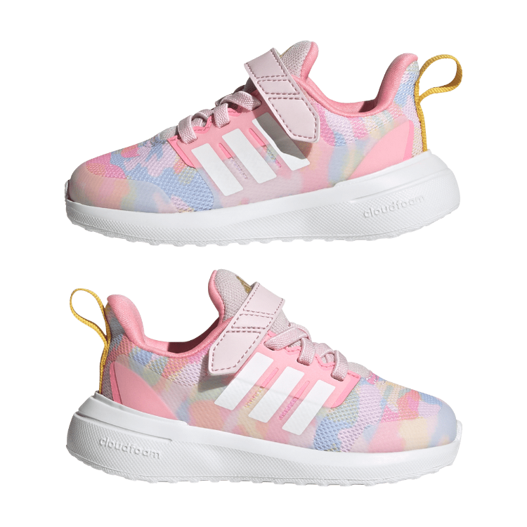 Adidas Fortarun 2.0 Cloudfoam Sport Running Elastic Lace Top Strap Kids Shoes GZ9750 image 9